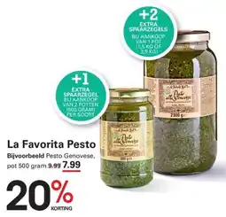 Sligro La Favorita Pesto aanbieding