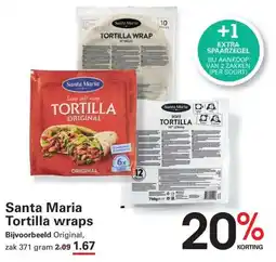 Sligro Santa Maria Tortilla wraps aanbieding