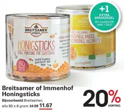 Sligro Breitsamer of Immenhof Honingsticks aanbieding