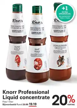 Sligro Knorr Professional Liquid Concentrate aanbieding