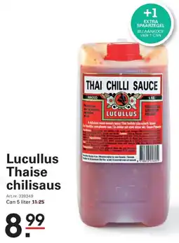 Sligro Lucullus Thaise Chilisaus aanbieding