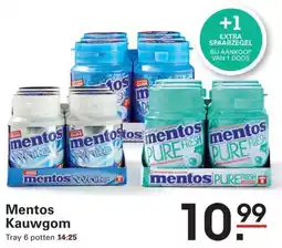 Sligro Mentos Kauwgom aanbieding