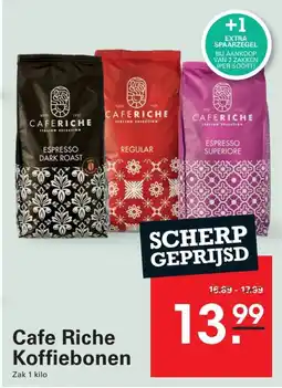 Sligro Cafe Riche Koffiebonen aanbieding