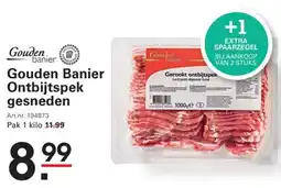 Sligro Gouden Banier Ontbijtspek Gesneden aanbieding