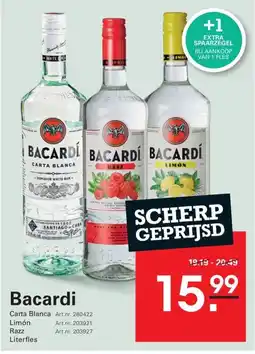 Sligro Bacardi aanbieding