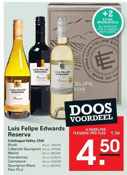 Sligro Luis Felipe Edwards Reserva aanbieding