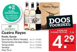 Sligro Cuatro Rayas aanbieding