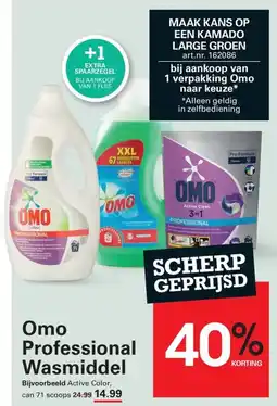 Sligro Omo Professional Wasmiddel aanbieding