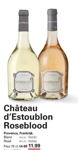 Sligro Château d'Estoublon Roseblood aanbieding