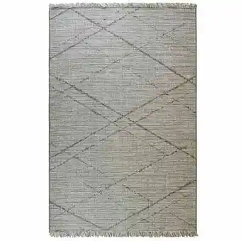 Leen Bakker Floorita binnen-/buitentapijt Les Gipsy - grijs - 155x230 cm - Leen Bakker aanbieding