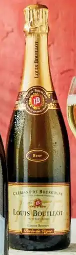 Sligro Louis Bouillot Crémant de Bourgogne Grande Réserve Brut Perle de Vigne aanbieding