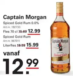 Sligro Captain Morgan Spiced Gold Rum aanbieding