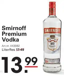 Sligro Smirnoff Premium Vodka aanbieding