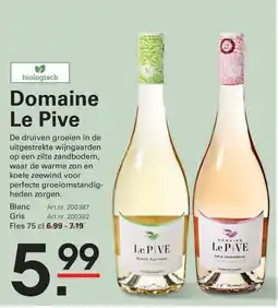 Sligro Domaine Le Pive aanbieding