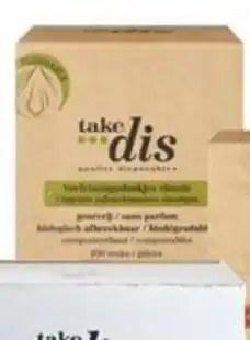 Sligro Take Dis Verfrissingsdoekjes Classic Doos aanbieding