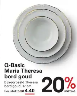 Sligro Q-Basic Maria Theresa bord goud aanbieding