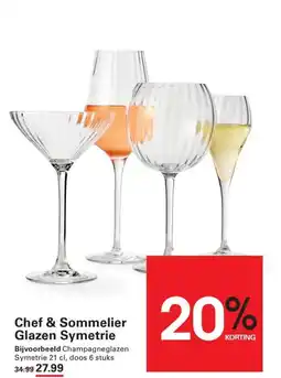 Sligro Chef & Sommelier Glazen Symetrie aanbieding