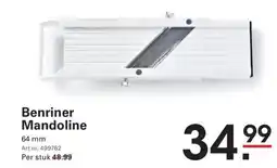 Sligro Benriner Mandoline aanbieding