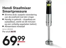 Sligro Hendi Staafmixer Smartpressure aanbieding