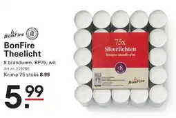 Sligro BonFire Theelicht aanbieding