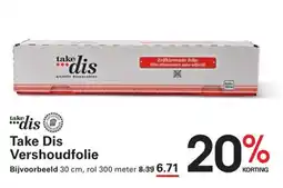 Sligro Take Dis Vershoudfolie aanbieding