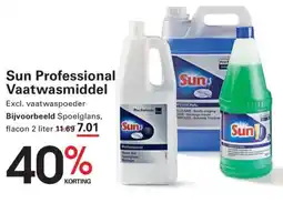 Sligro Sun Professional Vaatwasmiddel aanbieding