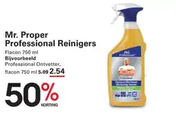 Sligro Mr. Proper Professional Reinigers aanbieding