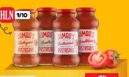 Jumbo Jumbo's pastasauzen aanbieding