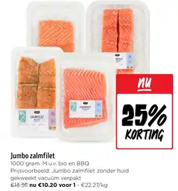 Jumbo Jumbo zalmfilet aanbieding