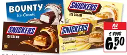 Jumbo Alle Mars, Snickers en Twix ice bars aanbieding