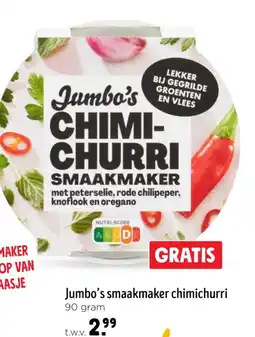 Jumbo Jumbo's smaakmaker chimichurri aanbieding