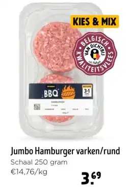 Jumbo Jumbo Hamburger varken/rund aanbieding