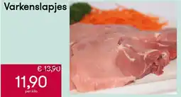 Peltri Varkenslapjes aanbieding