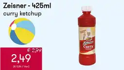 Peltri Zeisner Curry ketchup aanbieding