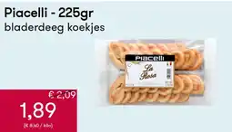 Peltri Piacelli bladerdeeg koekjes aanbieding