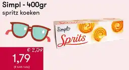 Peltri Simpl spritz koeken aanbieding