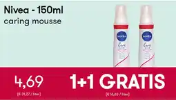 Peltri Nivea caring mousse aanbieding