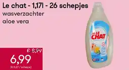 Peltri Le chat wasverzachter aloe vera aanbieding