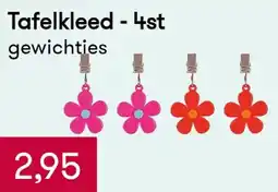 Peltri Tafelkleed gewichties aanbieding