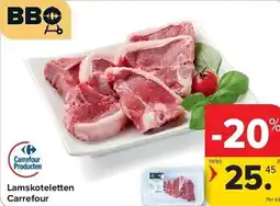Carrefour Lamskoteletten carrefour aanbieding