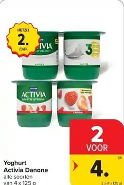 Carrefour Yoghurt activia danone aanbieding
