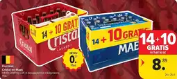 Carrefour Krat bier cristal en maes aanbieding