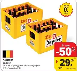 Carrefour Krat bier jupiler aanbieding