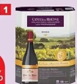 Carrefour Frankrijk côtes du rhône les pierrasques la cave d'augustin florent aanbieding