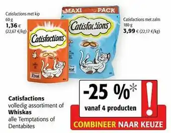 Colruyt Catisfactions met kip aanbieding