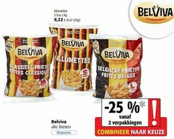 Colruyt Belviva allumettes aanbieding