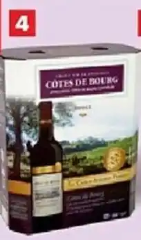 Carrefour Frankrijk côtes de bourg la cave d'augustin florent aanbieding