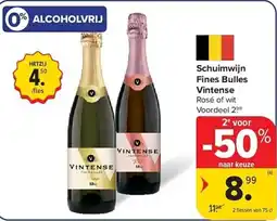 Carrefour Schuimwijn fines bulles vintense aanbieding