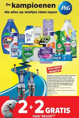Carrefour Tandpasta, manuele tandenborstels en flosdraad oral-b, producten dash, lenor, ariel, refill swiffer, sprays mr. proper, etc aanbieding