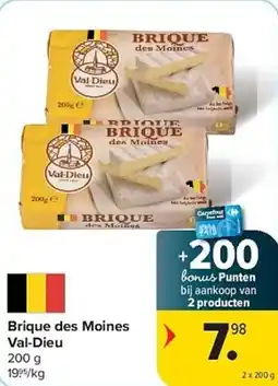 Carrefour Brique des moines val-dieu aanbieding